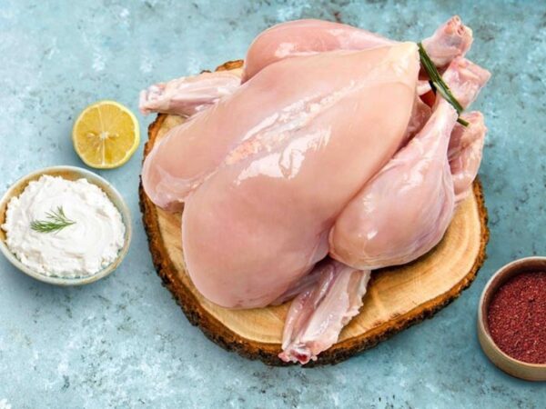 ব্রয়লার মুরগি (চামড়া ছাড়া) Broiler Chicken (Without skin)